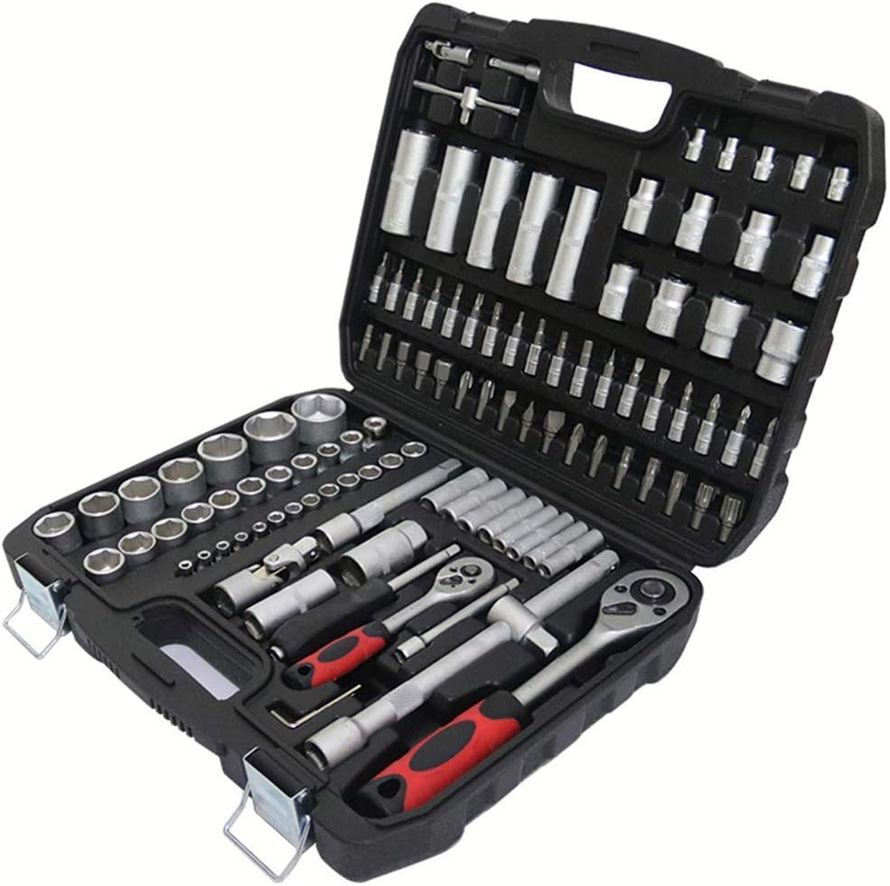 WULINCUN 108 PCS Socket Wrench Set, Flexible Socket Set, Drive Socket