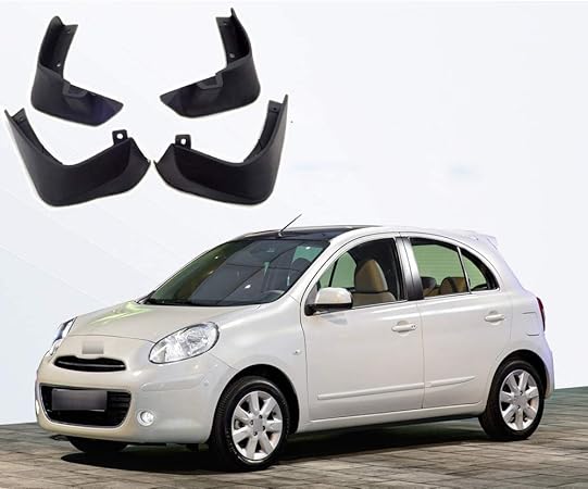 Amazon Gmznb車のフロントとリアのフェンダー 日産マイクラマーチk13 10 11 12 13 マッドガード 車 バイク