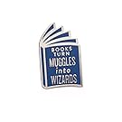 Out of Print Harry Potter Books Turn Muggles into Wizards Enamel Pin
