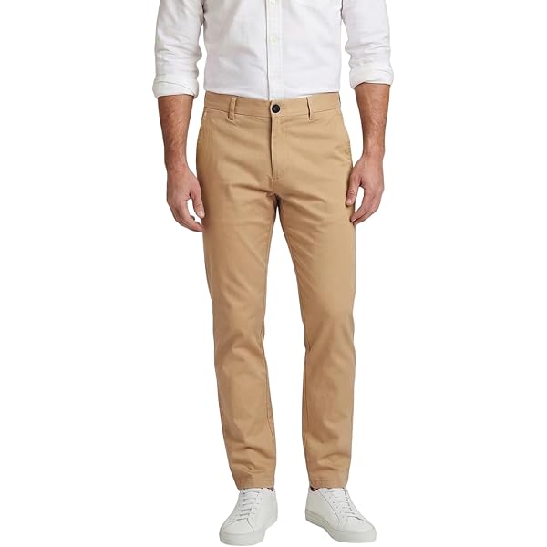Nautica Men's Classic Fit Flat Front Stretch Solid Chino Deck Pants,  KhakiBeach 34X30 at Amazon Men's Clothing store