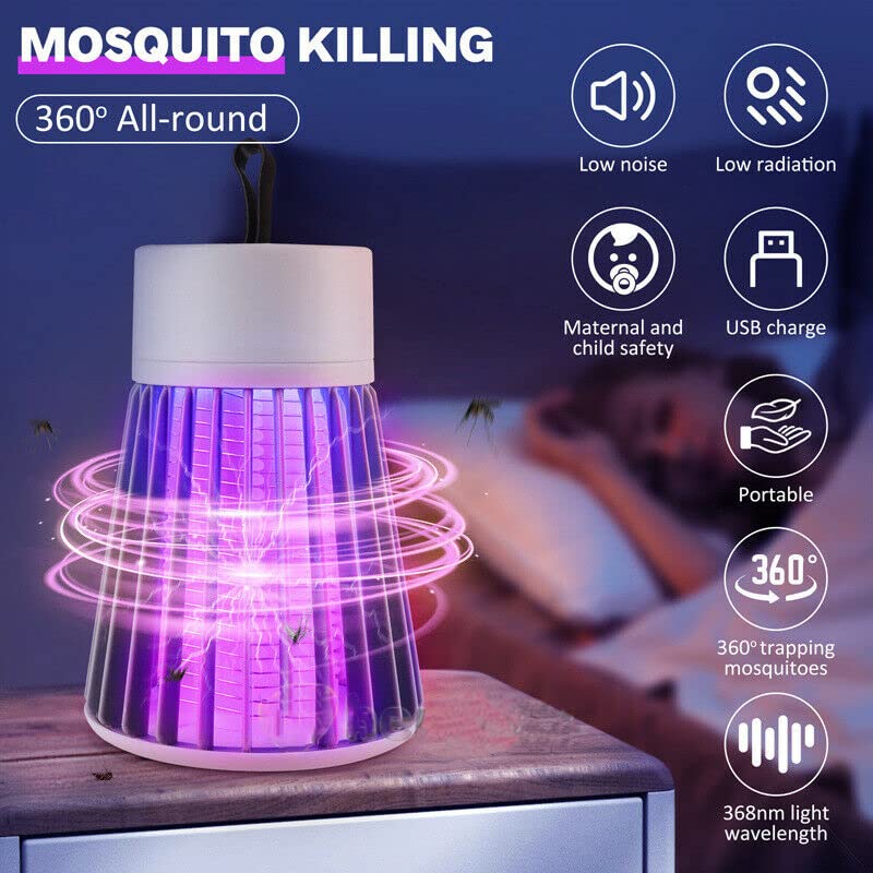 Bug Zapper Indoor,Mosquito Zapper,Rechargeable Indoor Bug Zapper