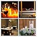 Set of 6 Real Wax Flameless LED Candles with 10-Key Remote Control and Timer Features LED Candle Size Diameter 3