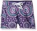 Kanu Surf Girls' Big Sassy UPF 50+ Quick Dry Beach Coverup Boardshort, Melanie Purple, Large (12/14)