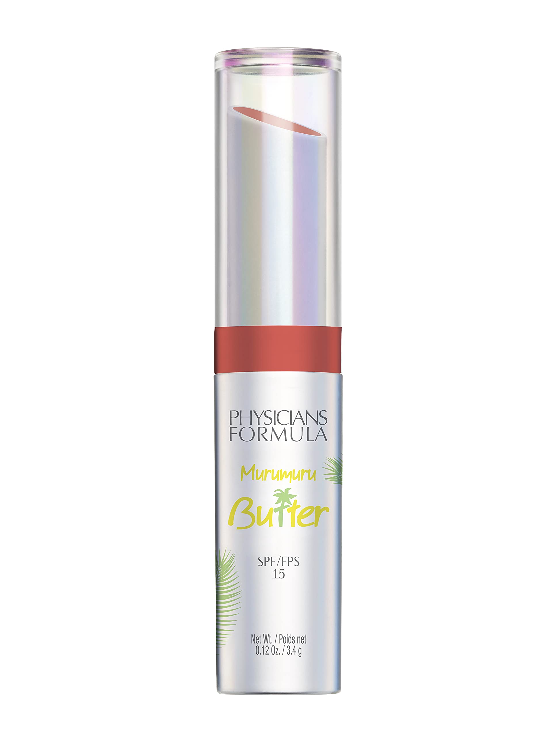 Physicians Formula - Murumuru Butter Lip Cream - Creamy Lipstick with Moisturizing Tucuma, Cupuaçu and Murumuru Butter Blend, Essential Fatty Acids and Protective SPF 15 - Brazilian Sunset — image 1