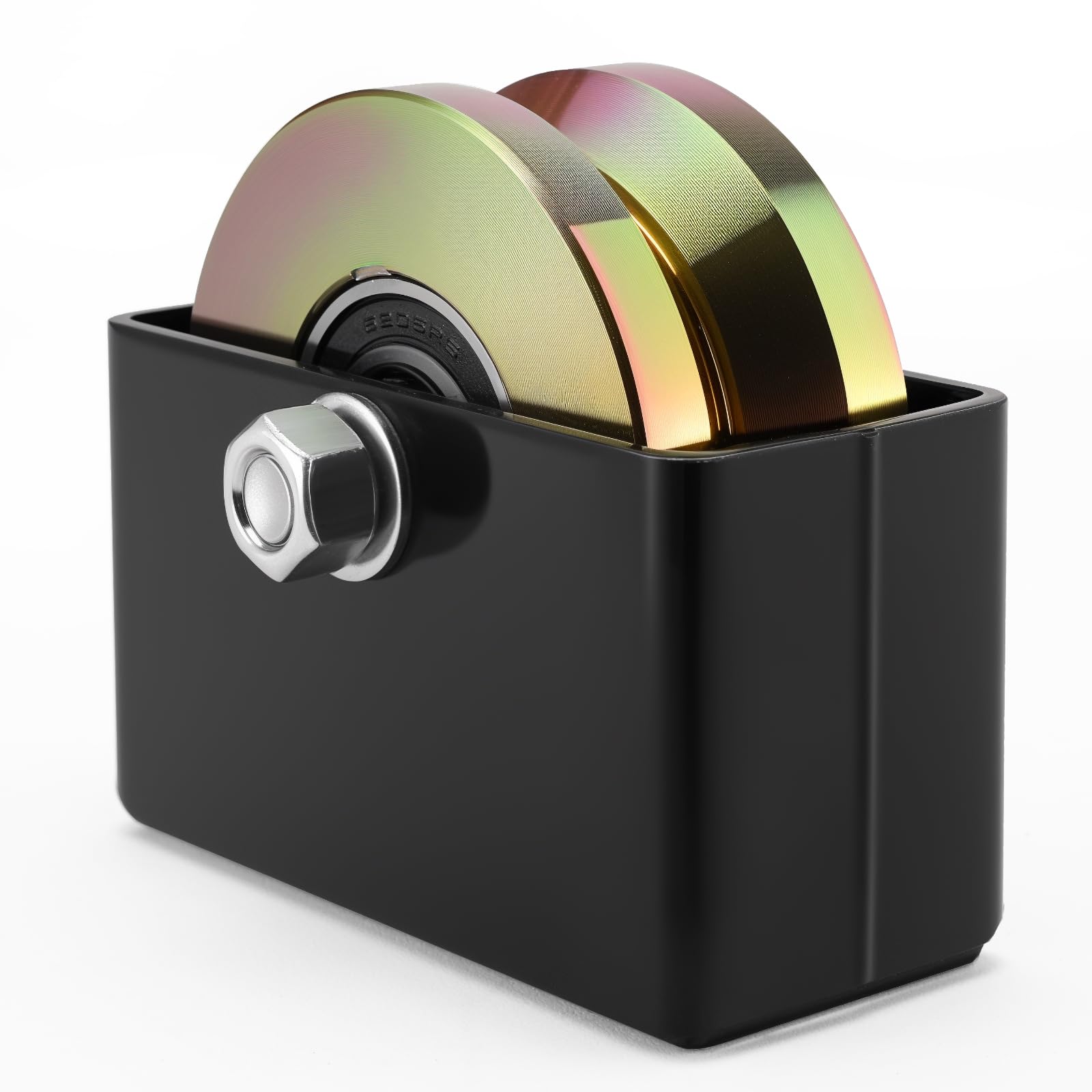 Photo 1 of Soiiw 4" Sliding Gate Rollers Wheel 1 Pack V Groove Slide Wheel 1-3/4" Width with Welded Bracket Heavy Duty Solid Double Bearing 3000 Lbs Capacity with Screws