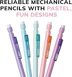 BIC Xtra Smooth Mechanical Pencil with Erasers, 0.7
