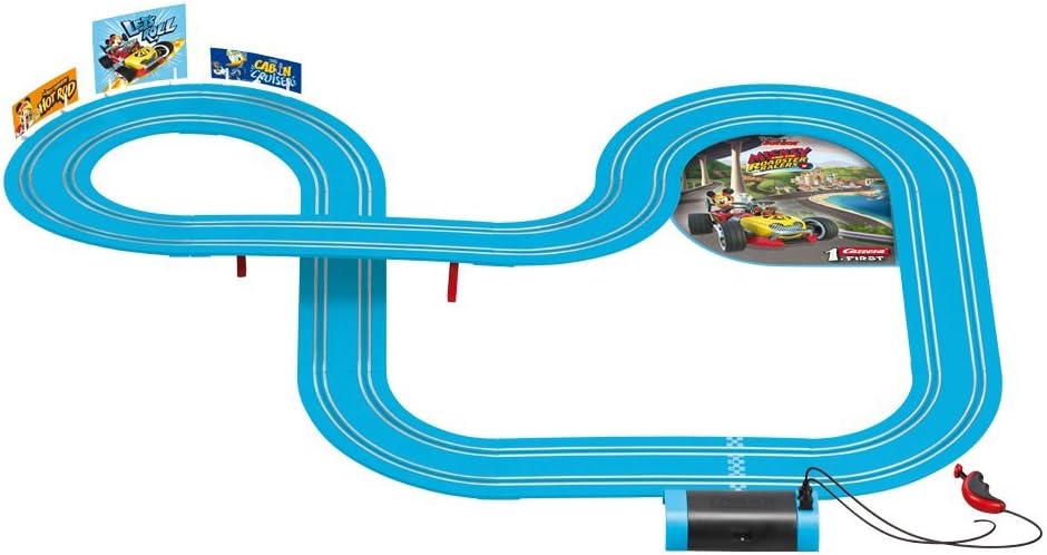 Carrera - Mickey and the Roadster Racers Circuito de Coches, Pista de 3.5m (20063013): Amazon.es: Juguetes y juegos