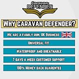 Caravan Defender Tow Hitch Cover Universal Waterproof 62x90cm Dark Grey view 7