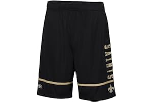 Outerstuff NFL Men's Rusher Performance Lightweight Shorts with Team Name and Logo