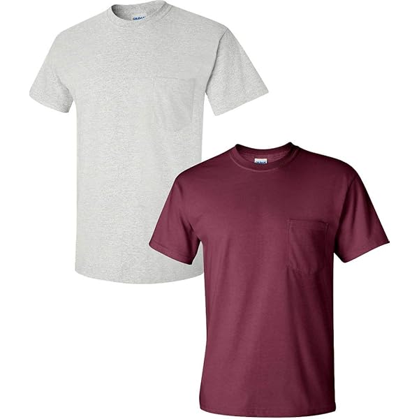 Gildan - Camiseta De Algodón Pesado Para Mujer (5.3 Onzas), XL, AzulClaro/Blanco