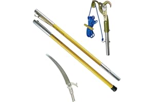 Jameson FG-6PKG-1 FG-Series Manual Pole Saw and Tree Pruner with Two 6-Foot Fiberglass Poles