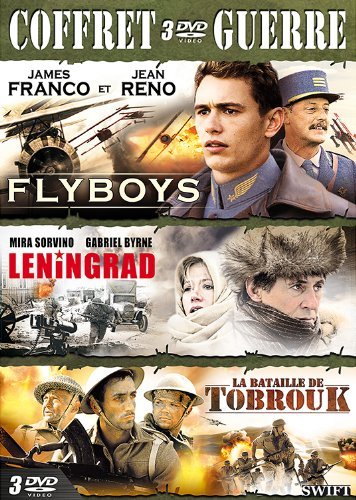 Coffret Guerre : Flyboys + Leningrad + La Bataille De Tobrouk - Pack