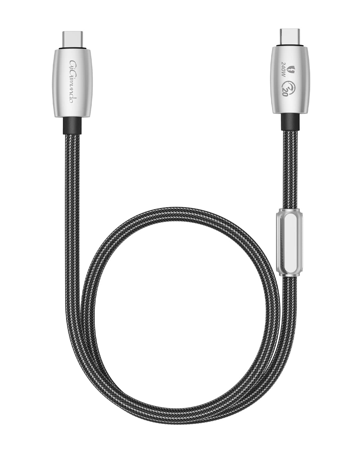 GiGimundo 240W USB-C Charge Cable, 0.5M USB C to USB C Data Cable 20Gbps, Type C Charger Fast Charging, Supports 8K 60Hz Video for Thunderbolt 4/3, iPhone 17/16/15, iPad Pro, Samsung, MacBook, Monitor