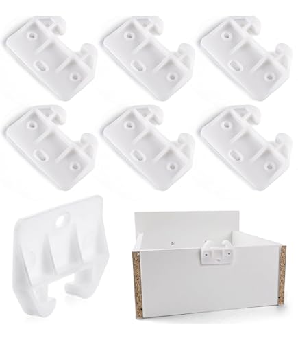 Kenlin Genuine Style Plastic Drawer Guides / Case Runners – 7 Pack – Brown – R 7321 Replacement Parts