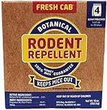 Fresh Cab Botanical Rodent Repellent - Environmentally Friendly, Keeps Mice Out, 12 Scent Pouches
