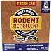 Fresh Cab Botanical Rodent Repellent - Environmentally Friendly, Keeps Mice Out, 12 Scent Pouches