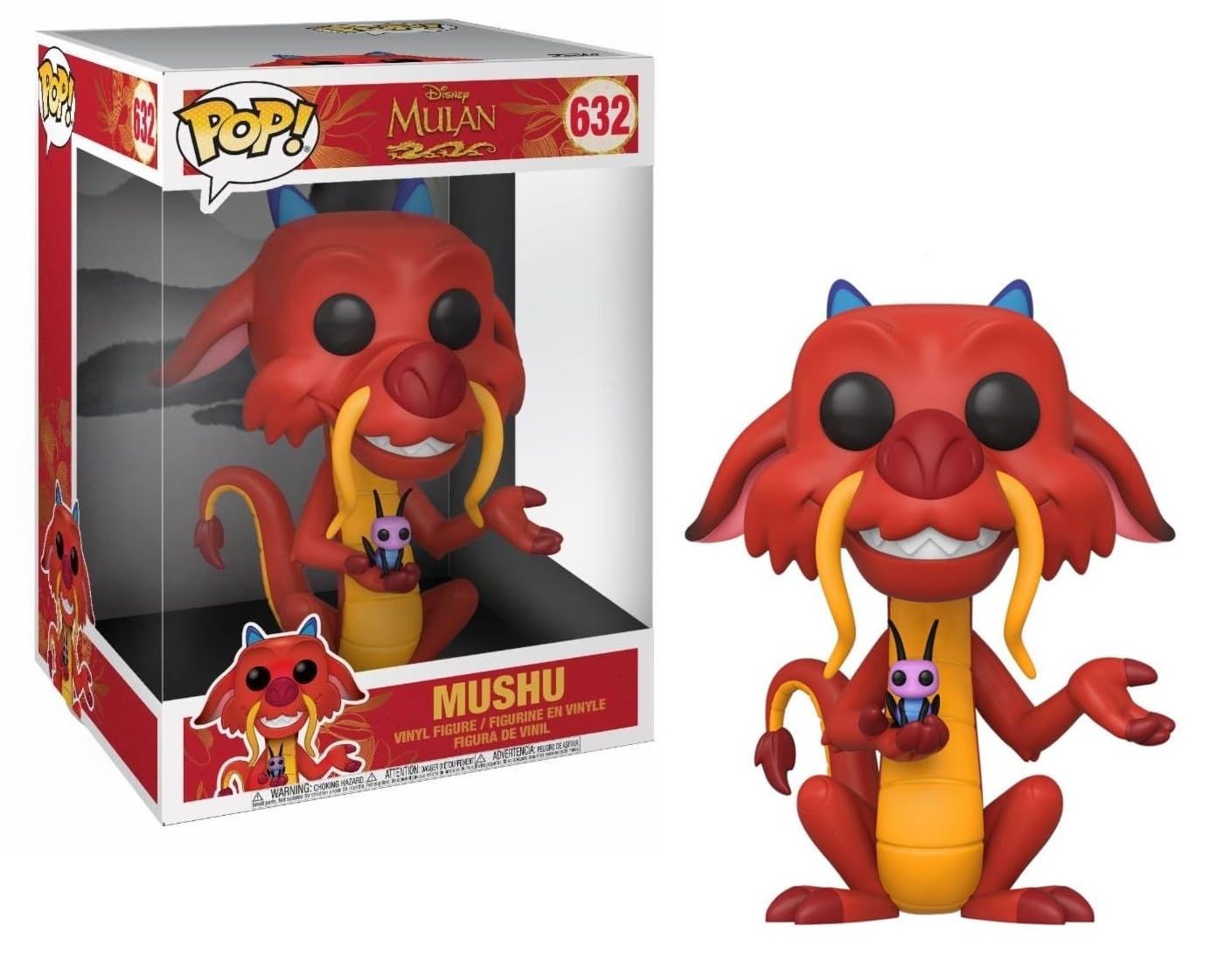 Funko POP! Disney: Mulan-10 Mulan 10" Mushu - Collectable Vinyl Figure - Gift Idea - Official Merchandise - Toys for Kids & Adults - Movies Fans - Model Figure for Collectors and Display — image 1