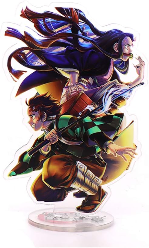 Cosplaydog Demon Slayer Standing Figure Japanese Anime Acrylic Desk Stand Miniature 15cm Action Figure
