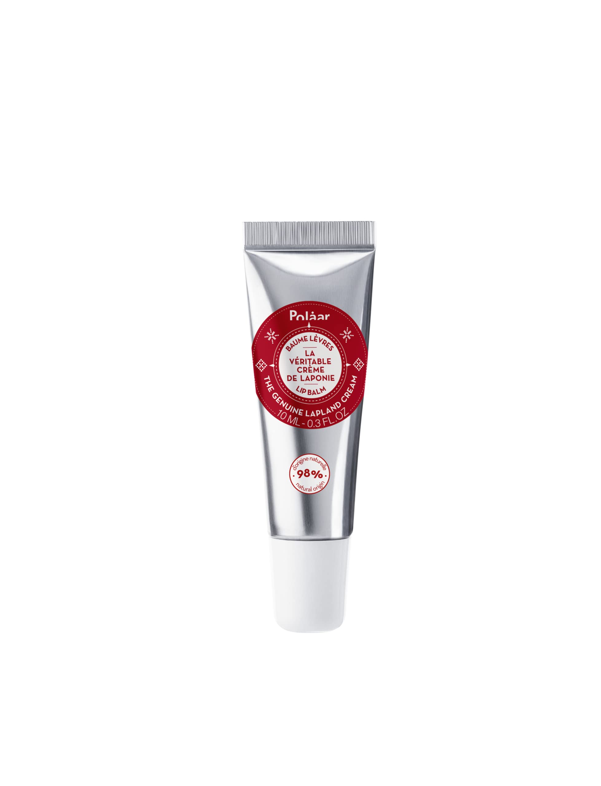 Polåar - Lip Balm - The Genuine Lapland Cream with 3 Arctic Berries - Nourishing Treatment for Damaged Lips, Protects Dry Skin - Natural Active Ingredient, Vegan, Cruelty Free, Made in France - 10 ml