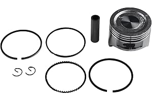Pis-ton And Ring Kit, For GX120 Lawn Mower Engine (60mm Bore),13101-ZH7-010, Includes Pis-ton, Compression Ring, Oil Ring, Gu