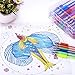TANMIT Glitter Gel Pens, Glitter Pen with Case for Adults Coloring Books, Artist Colored Gel Markers with 40% More Ink for Drawing Scraobooking Writing Doodling