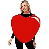 AOBUTE Unisex Adult Valentine Costume Women Men Heart Romantic Outfits