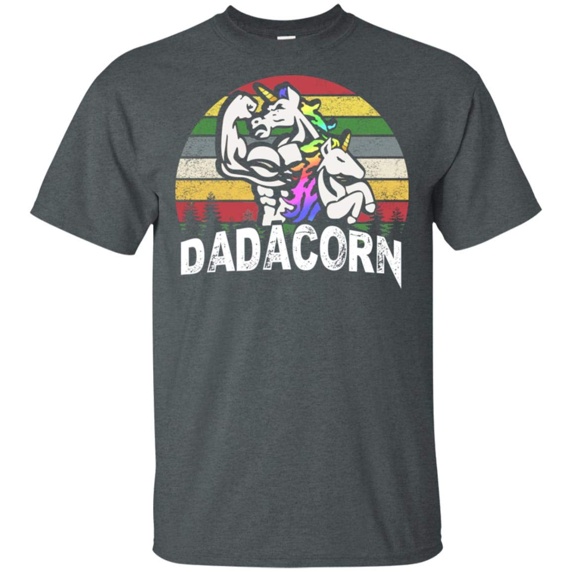 Dadacorn Unicorn Dad And Son Daughter Fathers Day T-shirt - Father's Day Happy Dadacorn Cu