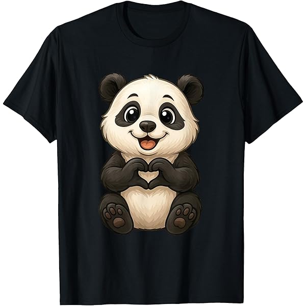 Amazon.com: I love Pandas | Stylish Cute Panda Love Panda Bear T
