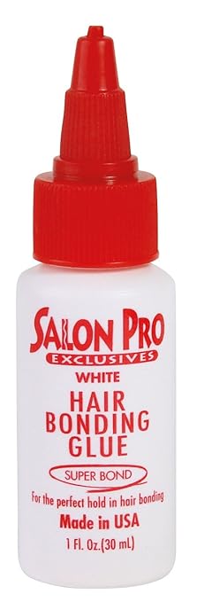 Amazon Com Salon Pro Anti Fungus Hair Bonding Glue White 1oz Beauty