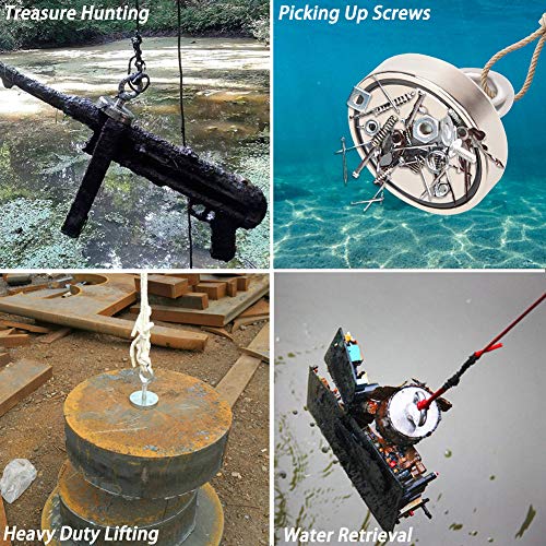 image for EVISWIY Fishing Magnets Kit Dia. 67mm 2.63