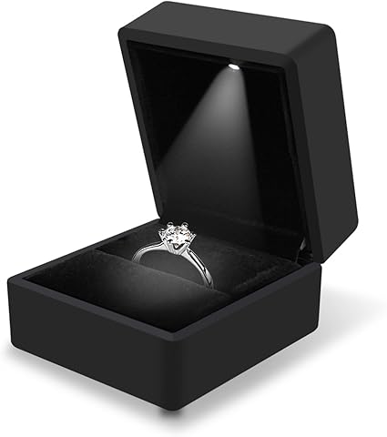 J. Rosée propuesta Anillo de Compromiso Caja de Pintura de ...