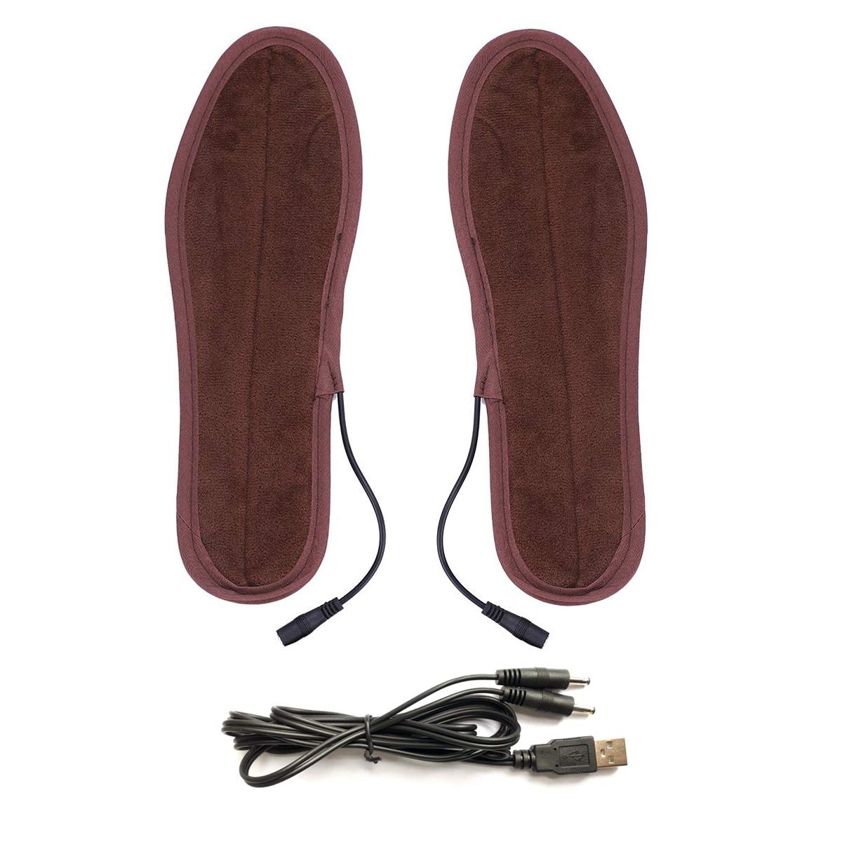 Buy Heated Insoles Electric Pads Winter Foot Warmers USB Rechargeable