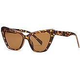 FEISEDY Retro Cat Eye Sunglasses for Women UV400 Protection Small Vintage Chic Shades B0132