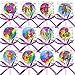 Barney Purple Dinosaur Lollipops, One Dozen 12 pcs with Purple Ribbon Bows, 4 inch lollipop w stick , 1.5 inch diameter candy sucker
