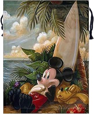 Amazon Co Jp 巾着袋 収納袋 ミッキーマウス 小物入れ 撥水加工 アウトドア 旅行 出張 収納バッグ 軽量 防塵 丈夫 衣類 靴入れ ラッピング袋 ギフトラッピング プレゼント用 かわいい おしゃれ シューズ バッグ