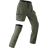 baleaf Women's Hiking Pants 29'' Convertible Zip-Off Pants with 6 Pockets Water Resistant Lightweight Quick Dry UPF 50+