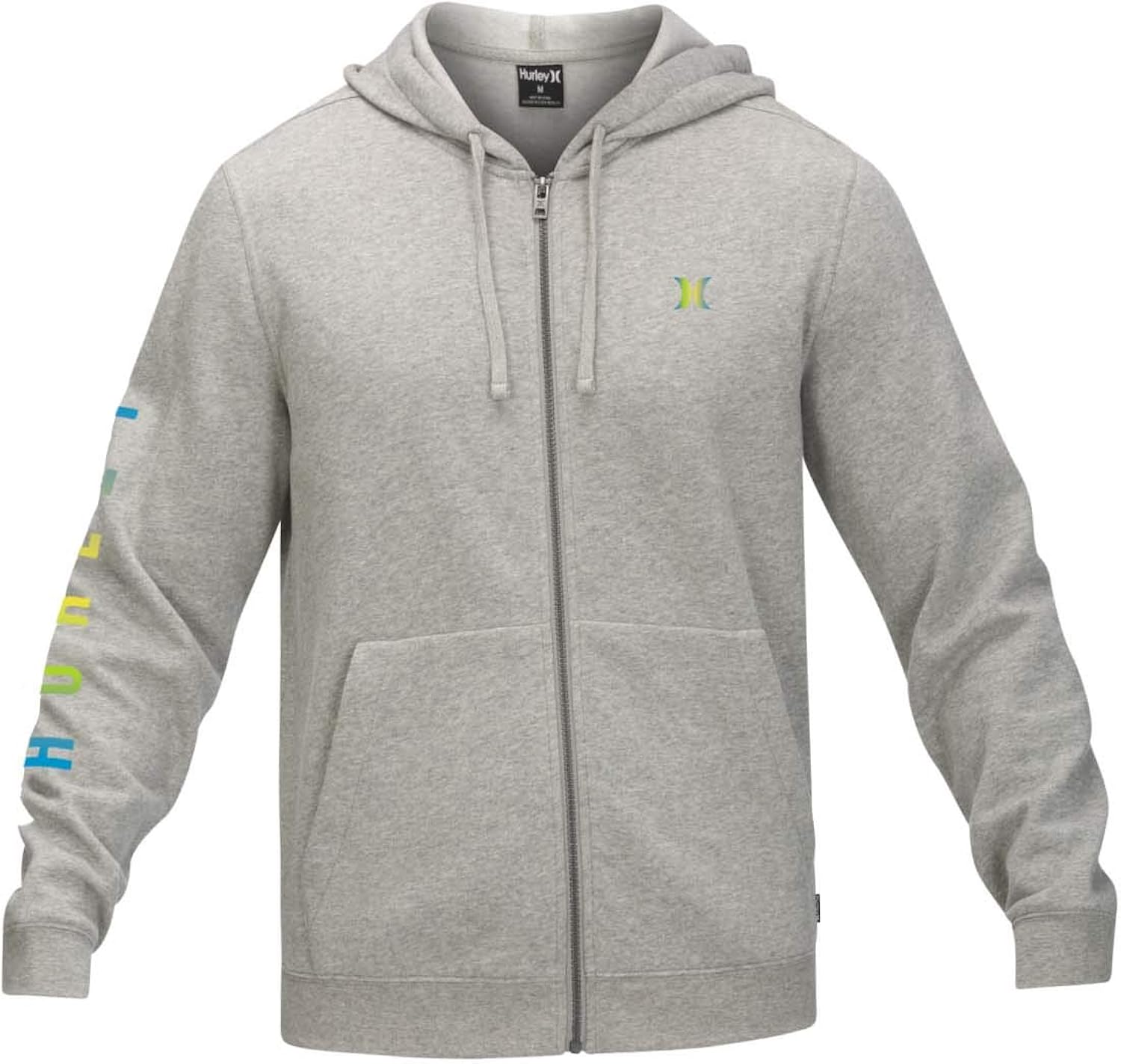 Hurley Men's B Flash FZ Fleece Jacket: Clothing