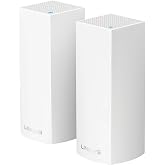 Linksys Velop Tri-Band AC4400 Whole Home WiFi Mesh System- 2-Pack (Coverage up to 4000 sq. ft)