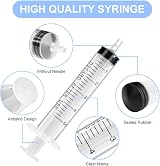 OFFCUP 5ml Plastic Syringes Set with Blunt Needle 10 pcs Reusable view 3