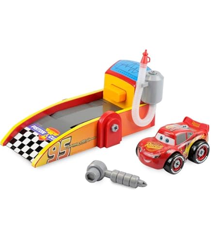 Amazon.com: Disney Store Official Lightning McQueen Mechanic Shop