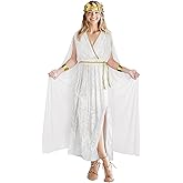 HOMELEX Greek Toga Costume Women Roman Halloween Nobility Goddess Cosplay