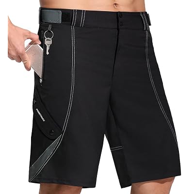 Mens Outdoor Hiking Shorts Lightweight Quick Dry Breathable Bike Shorts Men Casual Camping Bicycle Cycling Baggy Short