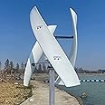 CHUNTIANMEI Wind Turbine Generator, Vertical Axis Wind Turbine, New 3000W 220V 12V 24V 48V Vertical Wind Turbine Magnetic Levitation Upright Wind Generator for Home Ship,24V