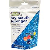 Cotton Mouth Lozenges Dry Mouth Relief Fruit Mix 3.3oz Bag (1 Bag) | Relieves Dry Mouth &amp; Increases Saliva Production, Sugar Free, Gluten Free, Delicious Fruit Flavor, Individually Wrapped, 30 Ct