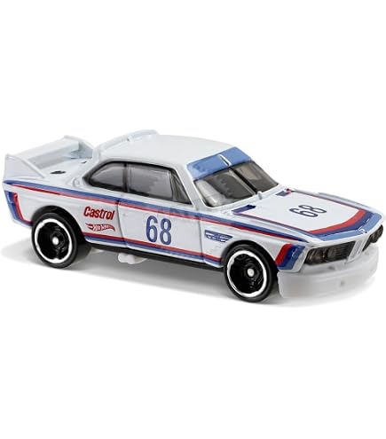 Hot Wheels Red Edition – ’73 BMW 3.0 CSL Rennwagen – Maßstab 1:64 – Druckgussmodell – Hergestellt In Malaysia – Sammlerfahrzeug