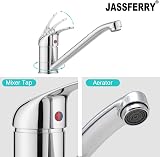 JASSFERRY Single Top Lever Kitchen Mixer Tap Chrome 360° Swivel view 5
