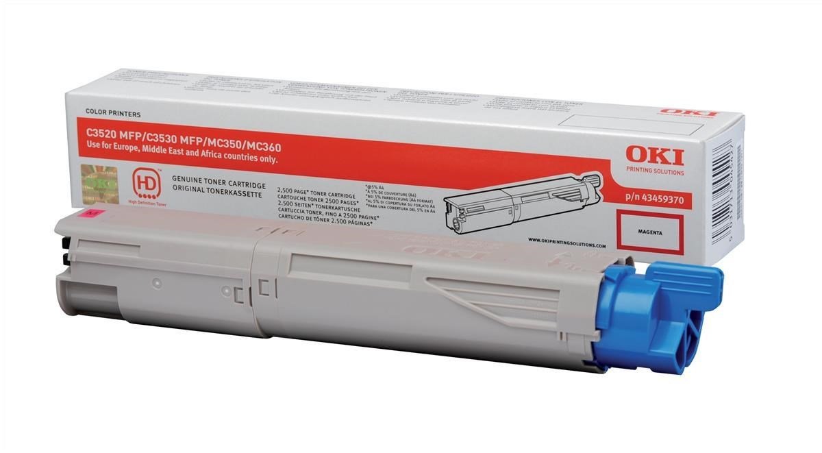 OKI MC350/MC360 Laser Toner Cartridge Page Life 2500pp Magenta Ref 43459370