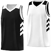 KXK Youth Reversible Basketball Jersey Shirts,Fashion Blank Basketball Jerseys for Kids