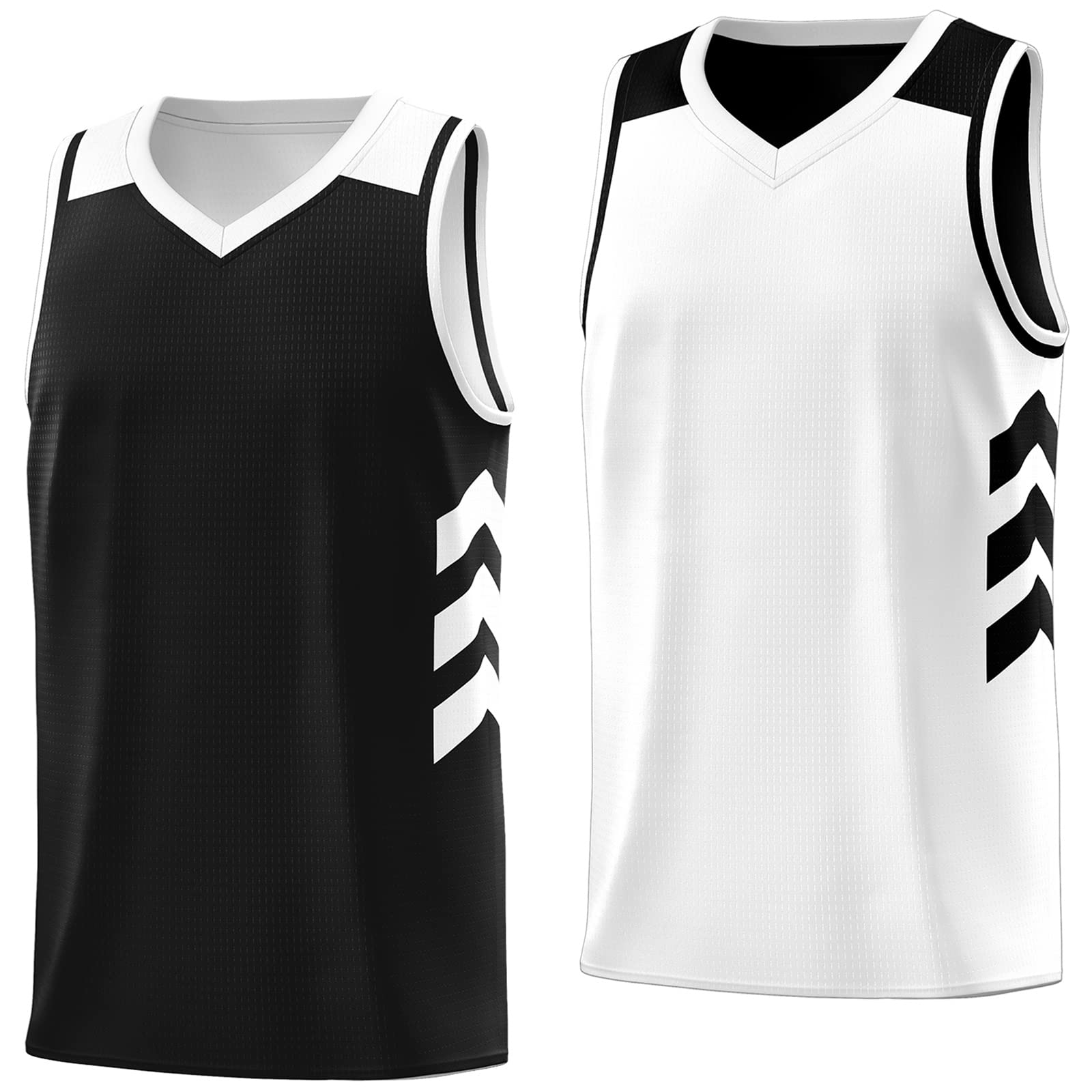 Photo 1 of **ONLY ONE****BLACK SHIRT ONLY**KXK Men's Blank Reversible Basketball Jersey Team Uniform Athletic Hip Hop Basketball Shirts S-4XL