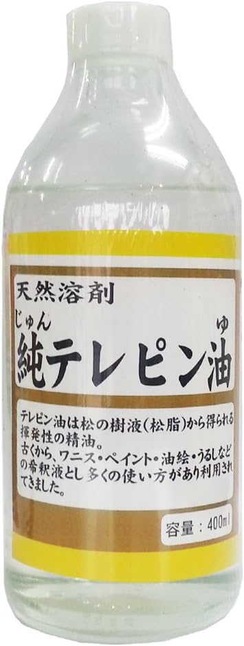 Amazon シマモト 純 テレピン油 400ml うすめ液